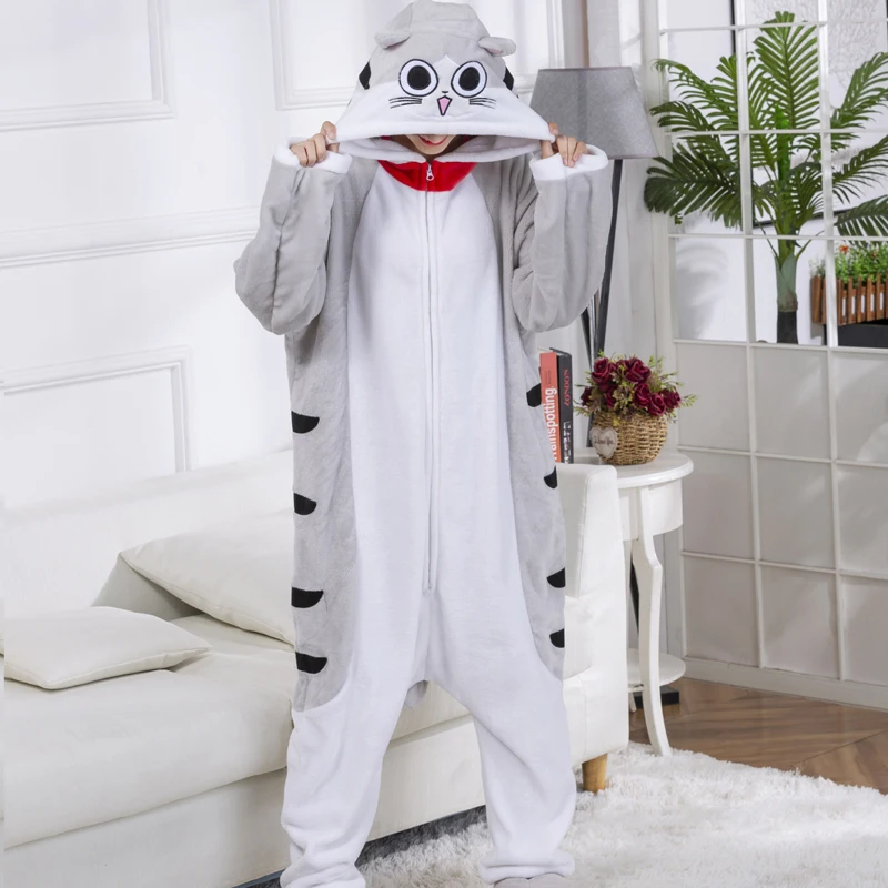Chi Cat Onesie Animal Men Kygurumi Cheese Cat Onesies For Adults Pajamas One-Piece Pijama Women Cartoon Cosplay HalloweenCostume
Chi Cat Onesie Animal Men Kygurumi Cheese Cat Onesies For Adults Pajamas One-Piece Pijama Women Cartoon Cosplay HalloweenCostume