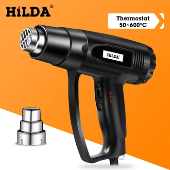 HILDA Heat Gun With adjustable 2 Temperatures Advanced Electric Hot Air Gun 220V Power Tool 1800W/2000W
HILDA Heat Gun With adjustable 2 Temperatures Advanced Electric Hot Air Gun 220V Power Tool 1800W/2000W