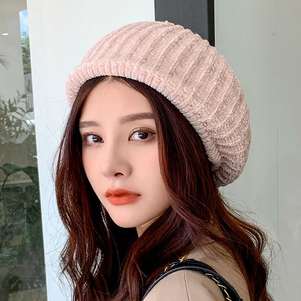 Women Berets Female Winter Hats Painter Style Corduroy Solid Color Dome Soft Comfortable Fashion High Quality
Women Berets Female Winter Hats Painter Style Corduroy Solid Color Dome Soft Comfortable Fashion High Quality