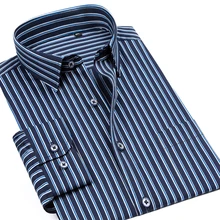 Men's Cotton Shirt Fashion Striped Design Long Sleeve Men's Shirts S-4XL Spring And Autumn Single Breaste Buttons For Men
Men's Cotton Shirt Fashion Striped Design Long Sleeve Men's Shirts S-4XL Spring And Autumn Single Breaste Buttons For Men