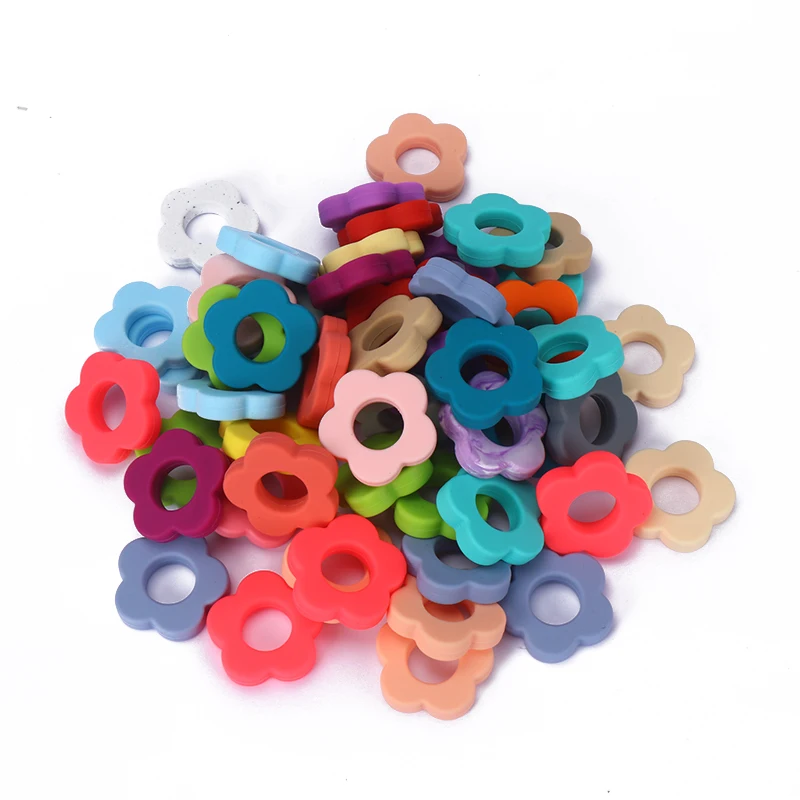 3Pcs/Lot New 37 Colors Baby Pacifier Chain Accesories DIY Baby Teething Beads Sun Flower Beads for Chew Toy BPA Free
3Pcs/Lot New 37 Colors Baby Pacifier Chain Accesories DIY Baby Teething Beads Sun Flower Beads for Chew Toy BPA Free