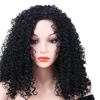 PULU medium short black 2 tone bob deep kinky curly as real human hair synthetic wig for black white
PULU medium short black 2 tone bob deep kinky curly as real human hair synthetic wig for black white