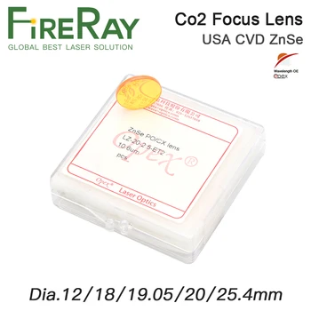 FireRay OPEX Focus Lens USA CVD ZnSe Dia 12 15 18 19.05 20 25.4mm FL 25.4-190.5mm for CO2 Laser Engraving Cutting Machine 
FireRay OPEX Focus Lens USA CVD ZnSe Dia 12 15 18 19.05 20 25.4mm FL 25.4-190.5mm for CO2 Laser Engraving Cutting Machine
