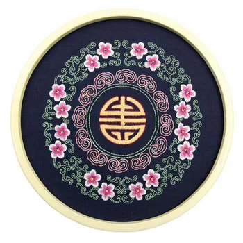 Non Cross Stitch Diamond Picture DIY Flowers Embroidery Kits with 30cm Circular Frame
Non Cross Stitch Diamond Picture DIY Flowers Embroidery Kits with 30cm Circular Frame
