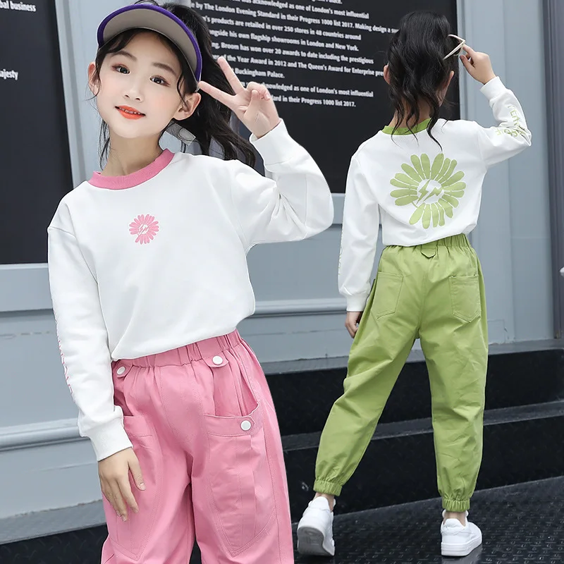 2020 Spring Clothing New Style Girls Daisy Printed Long-sleeve Suit Children Hipster Sweet Casual Two-Piece Set
2020 Spring Clothing New Style Girls Daisy Printed Long-sleeve Suit Children Hipster Sweet Casual Two-Piece Set