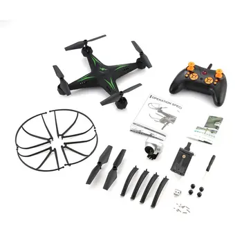 0.3MP WiFi Quadcopter Aircraft Aircraft Headless Mode Remote Control Helicopter Mini Drone Black Quadcopter
0.3MP WiFi Quadcopter Aircraft Aircraft Headless Mode Remote Control Helicopter Mini Drone Black Quadcopter