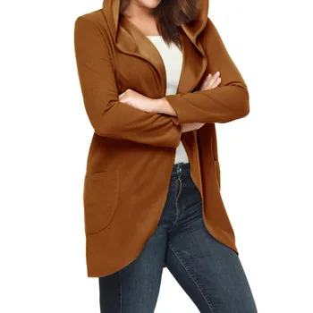 Women Fashion Jacket Warm Autumn Winter Loose Women Hooded Coat Solid Color Turn-down Collar Long-sleeved Casual Jacket
Women Fashion Jacket Warm Autumn Winter Loose Women Hooded Coat Solid Color Turn-down Collar Long-sleeved Casual Jacket