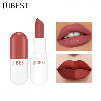 QIBEST Mini Capsule Lipstick Long-lasting Lipstick Non-fading Waterproof Velvet Matte Lipstick Cosmetic 6 Color TSLM1
QIBEST Mini Capsule Lipstick Long-lasting Lipstick Non-fading Waterproof Velvet Matte Lipstick Cosmetic 6 Color TSLM1