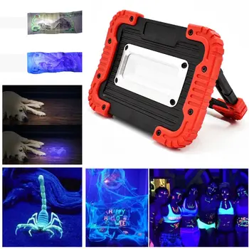 30W 365nm COB Work Light 2 Modes UV Light+3 Modes Spotlight Floodlight Camping Emergency Lantern Lamp Torch LED Flashlight
30W 365nm COB Work Light 2 Modes UV Light+3 Modes Spotlight Floodlight Camping Emergency Lantern Lamp Torch LED Flashlight