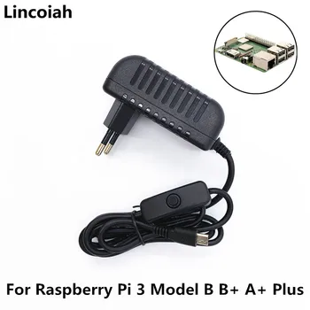 Lincoiah Power Supply Charger AC/DC Adapter 5V 3A PSU Micro USB with Power On/Off Switch for Raspberry Pi 3 Model B B+ A+ Plus
Lincoiah Power Supply Charger AC/DC Adapter 5V 3A PSU Micro USB with Power On/Off Switch for Raspberry Pi 3 Model B B+ A+ Plus