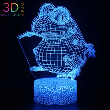 ATOPH Frog 3D Night Light Boys Girls Bedroom Bedside Lamp 16 Color Changing LED Nightlight as Xmas Birthday Gifts
ATOPH Frog 3D Night Light Boys Girls Bedroom Bedside Lamp 16 Color Changing LED Nightlight as Xmas Birthday Gifts