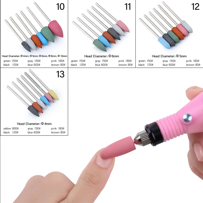 Replacement Manicure Grinding Machine Accessories Nail Drill Bit Cutter Set Multi-sizes 13 Types for Pedicure Nail Polishing Too
Replacement Manicure Grinding Machine Accessories Nail Drill Bit Cutter Set Multi-sizes 13 Types for Pedicure Nail Polishing Too