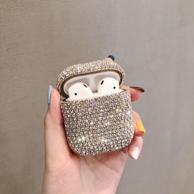 Bling Diamond Hard Case For Apple Airpods Protective Cover Wireless Bluetooth Earphone Accessories For Airpods 3D Rhinestone Box
Bling Diamond Hard Case For Apple Airpods Protective Cover Wireless Bluetooth Earphone Accessories For Airpods 3D Rhinestone Box