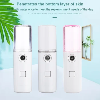 30ML Mini Nano Facial Sprayer USB Nebulizer Face Steamer Humidifier Hydrating Anti-aging Wrinkle Women Beauty Skin Care Tools
30ML Mini Nano Facial Sprayer USB Nebulizer Face Steamer Humidifier Hydrating Anti-aging Wrinkle Women Beauty Skin Care Tools