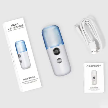 Portable Mini Mist Spray Facial Moisturizing USB Rechargeable Beauty Instrument Face Humidifier Daily Cooling Water Sprayer 30ml
Portable Mini Mist Spray Facial Moisturizing USB Rechargeable Beauty Instrument Face Humidifier Daily Cooling Water Sprayer 30ml
