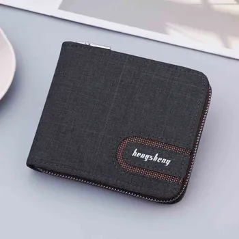 MOLAVE wallet Men's Fashion solid Short Wallet Zip Canvas Small Multifunction money clip coin purse leather wallet 2020JAN8
MOLAVE wallet Men's Fashion solid Short Wallet Zip Canvas Small Multifunction money clip coin purse leather wallet 2020JAN8