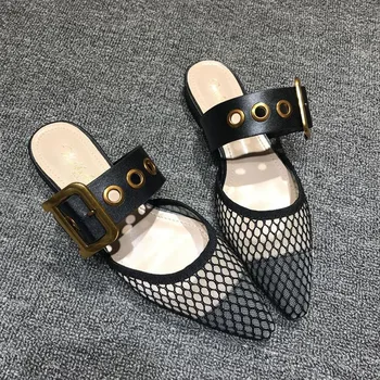 Wave point Pointed Toe Summer Woman Shoes Luxury High heel Slippers Glitter Slides Mules Women Mesh Designer New 2020 Sliders
Wave point Pointed Toe Summer Woman Shoes Luxury High heel Slippers Glitter Slides Mules Women Mesh Designer New 2020 Sliders