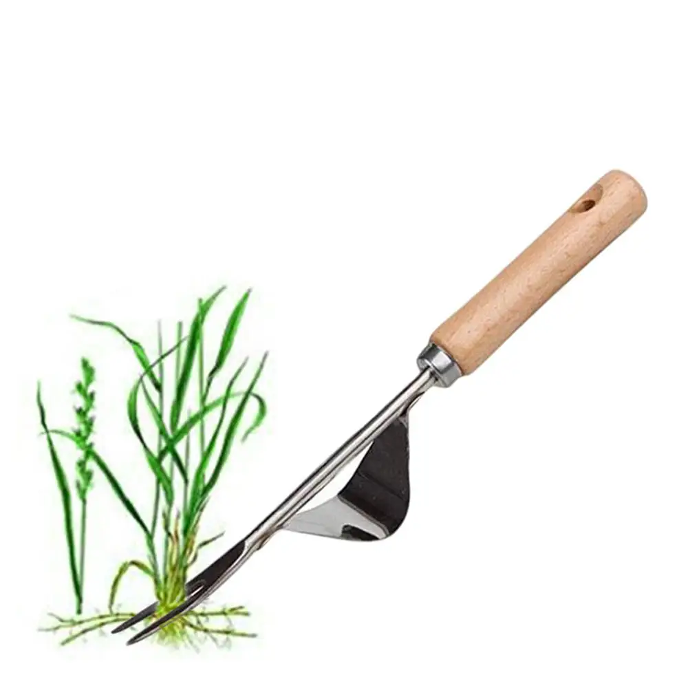 Uprooted Garden Weeder Wood Handle Stainless Steel Hand Weeding Removal Cutter Dandelion Puller Tools Multifunction Transplant
Uprooted Garden Weeder Wood Handle Stainless Steel Hand Weeding Removal Cutter Dandelion Puller Tools Multifunction Transplant
