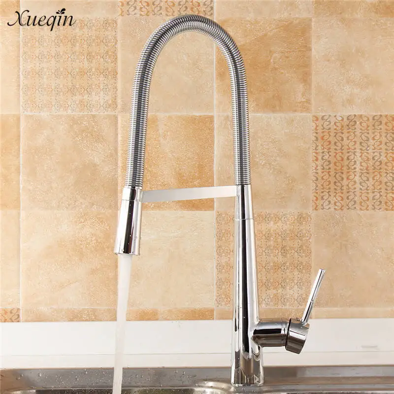 360Rotate Pull Out Sprayer Spring Kitchen Faucet Single Handle Basin Faucet Pull Down Cold And Hot Mixer Tap Deck Mount
360Rotate Pull Out Sprayer Spring Kitchen Faucet Single Handle Basin Faucet Pull Down Cold And Hot Mixer Tap Deck Mount