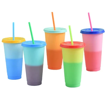 5 Pieces Water Cup Color Changing Cups Summer Water Cups Water Bottles Lid Straw
5 Pieces Water Cup Color Changing Cups Summer Water Cups Water Bottles Lid Straw