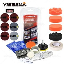 VISBELLA Headlight Restoration Kit Polishing Headlamp Brightener DIY Car Light Lenses Deep Clean Car Headlight Repair Paste Sets
VISBELLA Headlight Restoration Kit Polishing Headlamp Brightener DIY Car Light Lenses Deep Clean Car Headlight Repair Paste Sets
