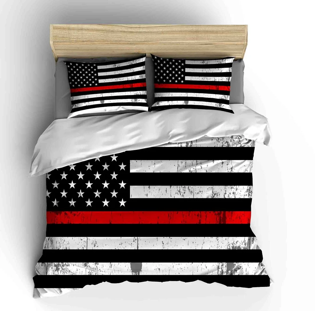 3PC Duvet Cover Set US Flag Bedding American Fourth of July Theme Twin Full Quen King Bed Linens
3PC Duvet Cover Set US Flag Bedding American Fourth of July Theme Twin Full Quen King Bed Linens