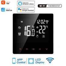 Tuya WiFi Smart Thermostat LCD Display Touch Screen Abuess Temperature Controller Voice Control Radiator Actuator Home Supplies
Tuya WiFi Smart Thermostat LCD Display Touch Screen Abuess Temperature Controller Voice Control Radiator Actuator Home Supplies