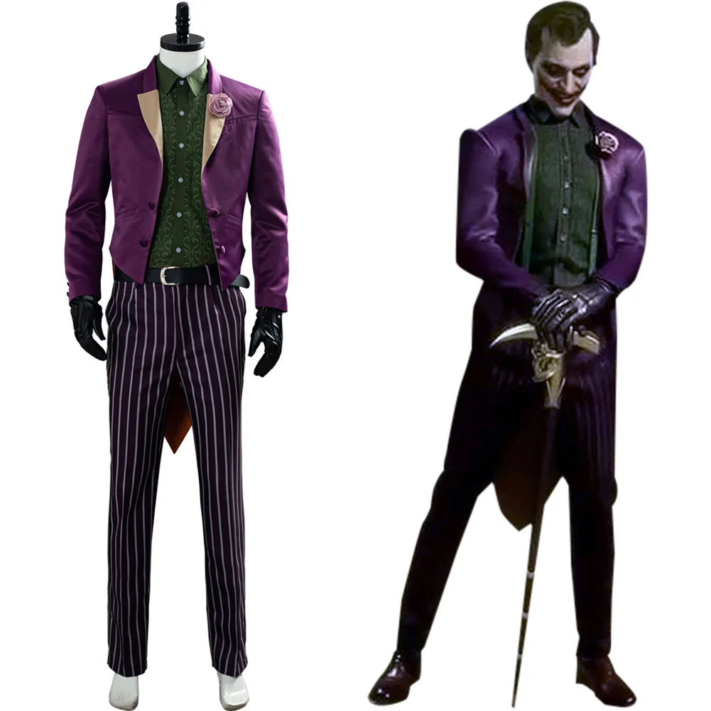 Костюм для косплея Джокера из игры «мертал Комбат 11», полный костюм для взрослых мужчин, костюмы на Хэллоуин
Костюм для косплея Джокера из игры «мертал Комбат 11», полный костюм для взрослых мужчин, костюмы на Хэллоуин