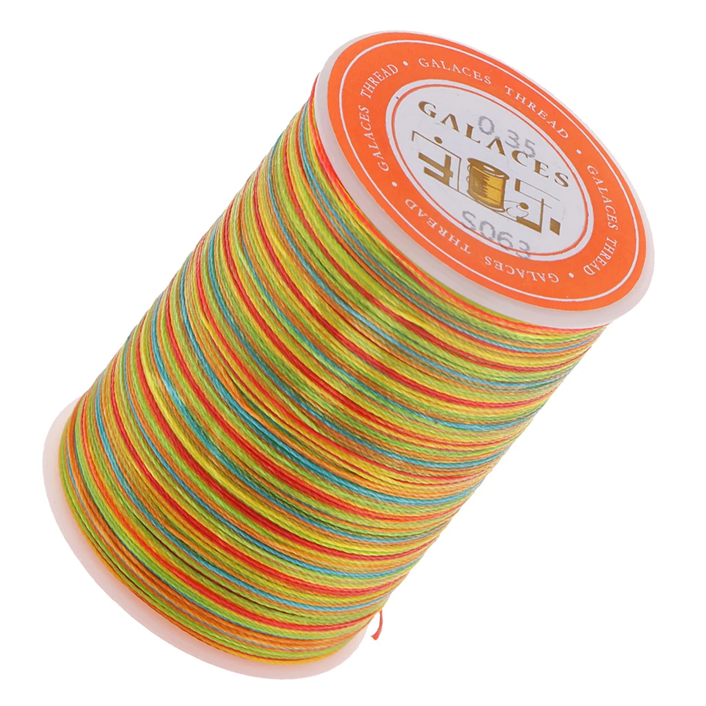300 Meters 0.35mm Leather Sewing Waxed Wax Thread Hand DIY Stitching Cord Crafts 300 Meters 0.35mm Leather Sewing Waxed Wax Thread Hand DIY Stitching Cord Crafts