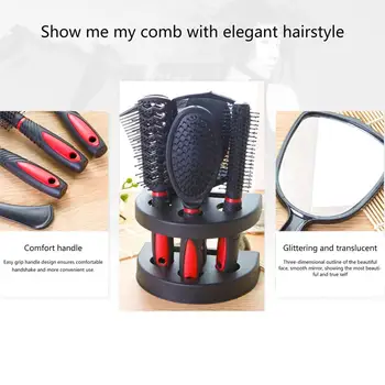Salon Train Case Box Clippers Brush Combs Holder Mirror Comb 5 Piece Set Anti-static Home Hair Comb 5 Piece Set 
Salon Train Case Box Clippers Brush Combs Holder Mirror Comb 5 Piece Set Anti-static Home Hair Comb 5 Piece Set
