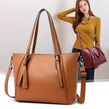 dropshipping Genuine Leather Tassel Handbag for Women Handle Tote bags
dropshipping Genuine Leather Tassel Handbag for Women Handle Tote bags