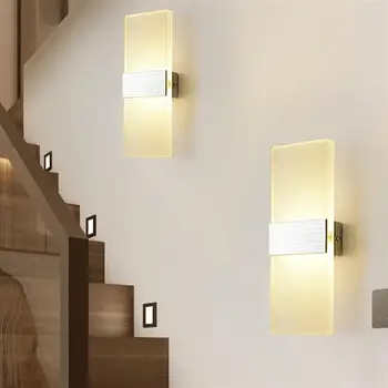 Simple LED Wall Lamp Acrylic Bedroom Bedside Lamp Corridor Lamp Balcony Light ( 6w, Right Angle, BL1350)
Simple LED Wall Lamp Acrylic Bedroom Bedside Lamp Corridor Lamp Balcony Light ( 6w, Right Angle, BL1350)