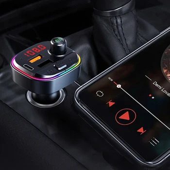 Bluetooth 5.0 FM Transmitter Dual USB Charging Type-C Car Mp3 Music Player Bluetooth Adapter Car Quick Charge Automobile Items
Bluetooth 5.0 FM Transmitter Dual USB Charging Type-C Car Mp3 Music Player Bluetooth Adapter Car Quick Charge Automobile Items