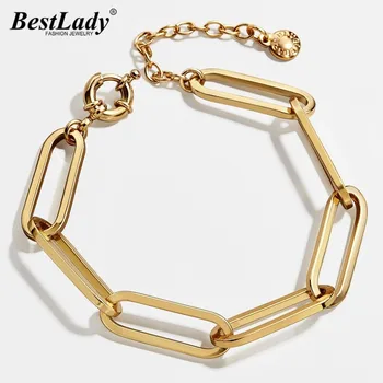 Best Lady New Vintage Metal Link Bracelets for Women Punk Gold Color Charm Bracelets Accessories Jewelry Gifts Wholesale Hot
Best Lady New Vintage Metal Link Bracelets for Women Punk Gold Color Charm Bracelets Accessories Jewelry Gifts Wholesale Hot