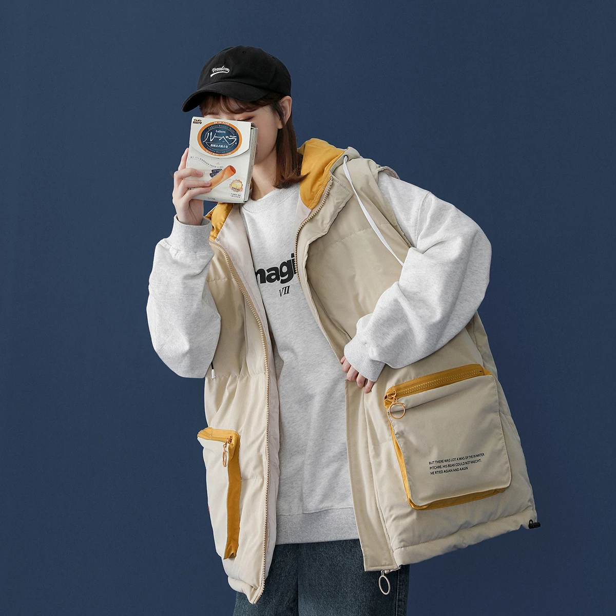 2021 autumn and winter tide unisex couple style men's tooling down cotton vest vest jacket
2021 autumn and winter tide unisex couple style men's tooling down cotton vest vest jacket