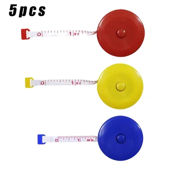 5PCS 1.5m Retractable Tape Measure Sewing Tailor Dieting Tapeline Ruler Tiny Automatic Retractable Tape DIY Hand Tools
5PCS 1.5m Retractable Tape Measure Sewing Tailor Dieting Tapeline Ruler Tiny Automatic Retractable Tape DIY Hand Tools