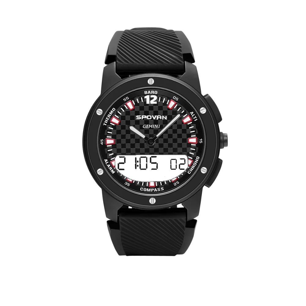 Temperature and barometric height measurement electronic compass men's Mountaineering Watch, running watch waterproof function 
Temperature and barometric height measurement electronic compass men's Mountaineering Watch, running watch waterproof function