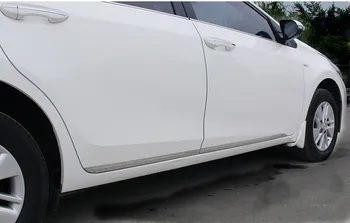 Car styling ABS/stainless steel chrome side door body trim stick strip lamp panel molding 4pcs for Toyota corolla 2014-2018
Car styling ABS/stainless steel chrome side door body trim stick strip lamp panel molding 4pcs for Toyota corolla 2014-2018