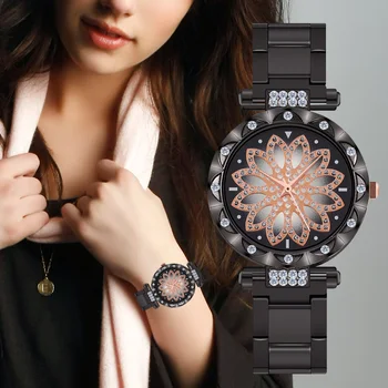 WJ-8807 Fashion Female Black Watch Alloy Strap Quartz Wristwatch Women Watches Luxury Rhinestone Bracelet Top Brand reloj mujer 
WJ-8807 Fashion Female Black Watch Alloy Strap Quartz Wristwatch Women Watches Luxury Rhinestone Bracelet Top Brand reloj mujer