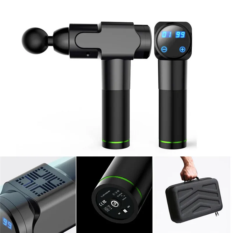 Electric Massage Gun Fitness Touch Screen Button 6 Speed Adjustment Muscle Massager Deep Muscle Massager Sport Massage Machine
Electric Massage Gun Fitness Touch Screen Button 6 Speed Adjustment Muscle Massager Deep Muscle Massager Sport Massage Machine