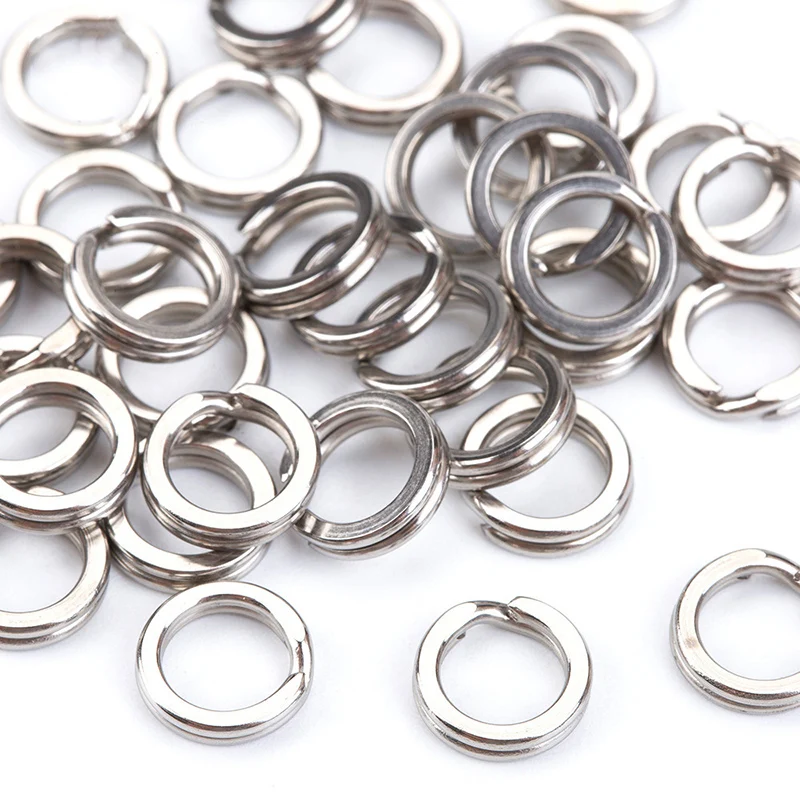 Stainless Steel With Carbon Ratio Fishing Split Rings Durable Practical Tackle Connectors 5 Sizes Silver Fishing Accessories
Stainless Steel With Carbon Ratio Fishing Split Rings Durable Practical Tackle Connectors 5 Sizes Silver Fishing Accessories