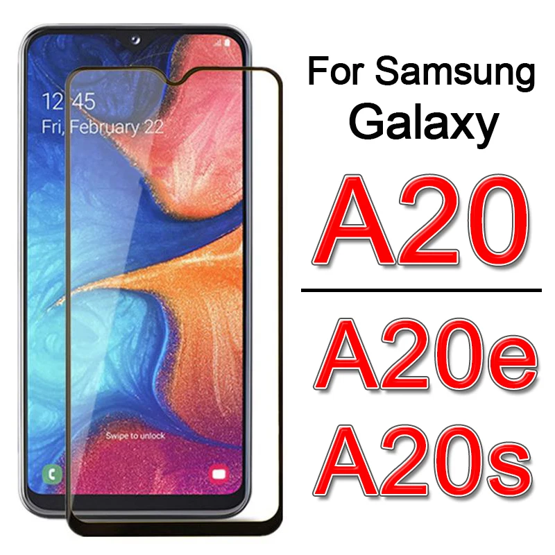 9H Tempered Glass on For Samsung A20e A20s A20 S E Screen Protector for Galaxy A 20s 20e 20 Protective Film | Мобильные телефоны и