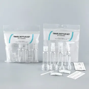 Spray Bottle Lotion Bottle New Portable Transparent Travel Cosmetic Bottle Points Bottling Set of Ten PET Material High Quality
Spray Bottle Lotion Bottle New Portable Transparent Travel Cosmetic Bottle Points Bottling Set of Ten PET Material High Quality