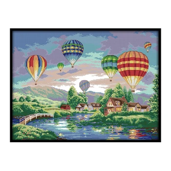 Joy Sunday Colorful Balloon Cross Stitch Printed Canvas Embroidery Kit 14CT Animal Fabric Counted DIY Needlework DMC Home Decor
Joy Sunday Colorful Balloon Cross Stitch Printed Canvas Embroidery Kit 14CT Animal Fabric Counted DIY Needlework DMC Home Decor