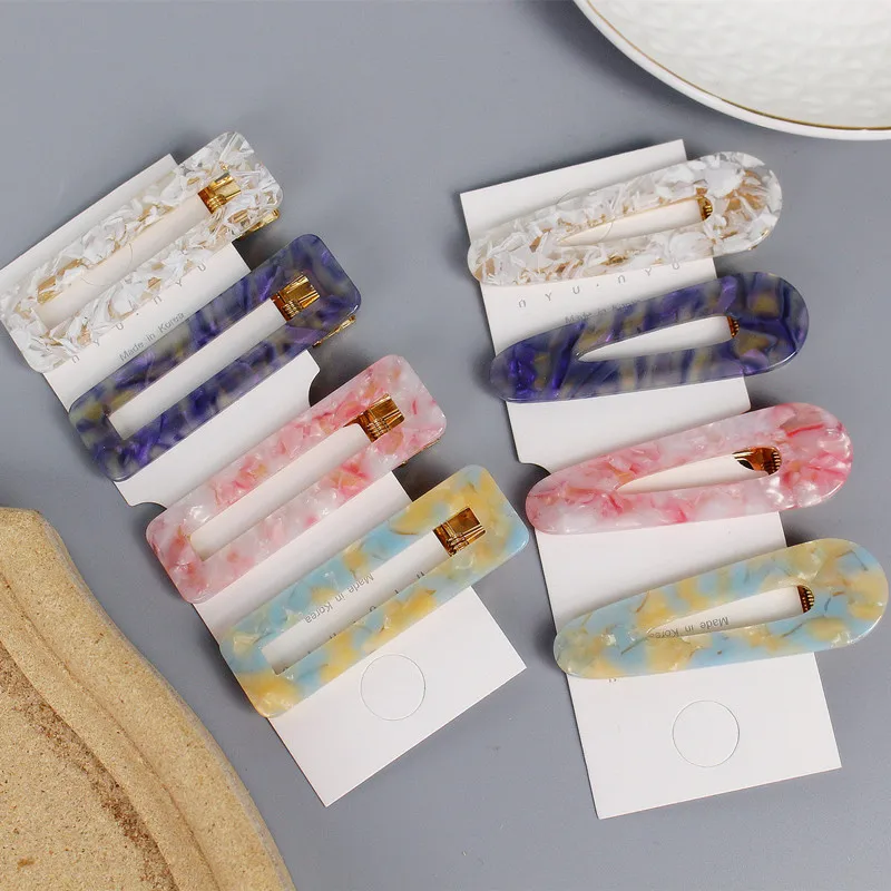 1Pc Korean Marble Acetate Hairpin Headwear Colorful Geometric Waterdrop Rectangle Hair Clip for Women Girls Hair Accessories
1Pc Korean Marble Acetate Hairpin Headwear Colorful Geometric Waterdrop Rectangle Hair Clip for Women Girls Hair Accessories
