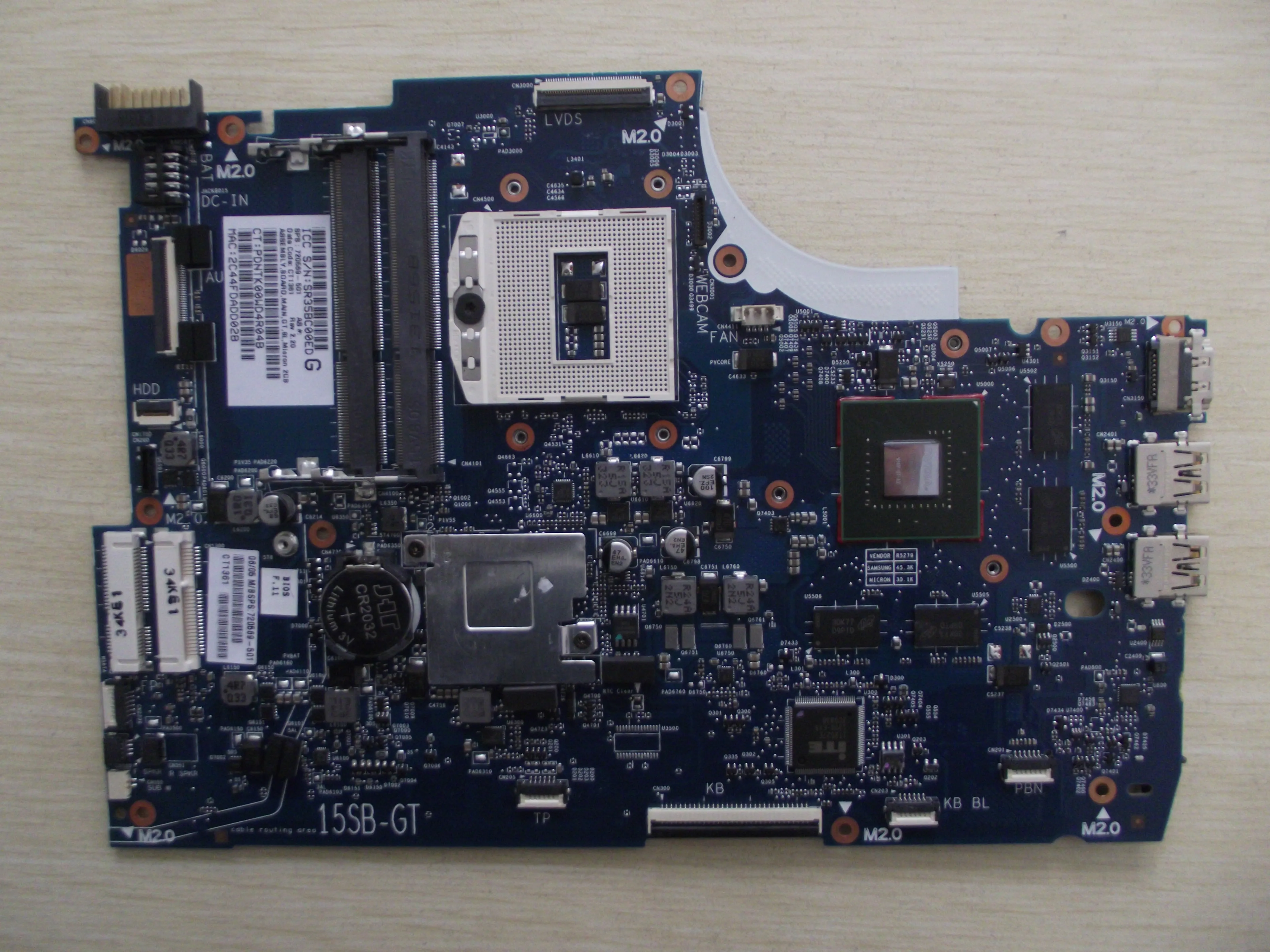 720569-501 720569-001 for HP ENVY 15-J 15T-J series motherboard 750M 2G HM87 All functions 100% fully Tested
720569-501 720569-001 for HP ENVY 15-J 15T-J series motherboard 750M 2G HM87 All functions 100% fully Tested