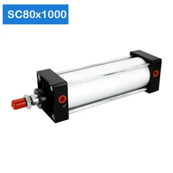 Free shipping SC80x1000 Series Single Rod Double Acting Pneumatic Bore 80 Strock 1000 Standard air pneumatic cylinder SC80*1000
Free shipping SC80x1000 Series Single Rod Double Acting Pneumatic Bore 80 Strock 1000 Standard air pneumatic cylinder SC80*1000