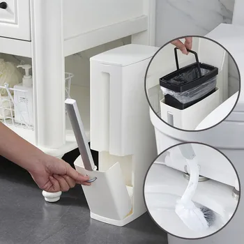 Waste Bin Storage Bucket Plastic Trash Can Set With Toilet Brush Bathroom Dustbin Trash Cans Garbage Bucket Garbage Bin Newest
Waste Bin Storage Bucket Plastic Trash Can Set With Toilet Brush Bathroom Dustbin Trash Cans Garbage Bucket Garbage Bin Newest