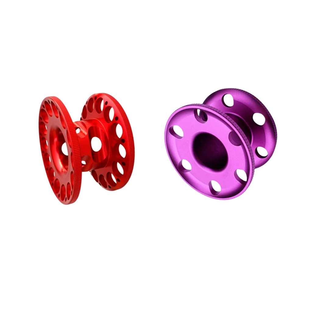 Water Pool Finger Reels Diving Scuba Aluminum Alloy Spool Anti-corrosion 2pc Water Pool Finger Reels Diving Scuba Aluminum Alloy Spool Anti-corrosion 2pc