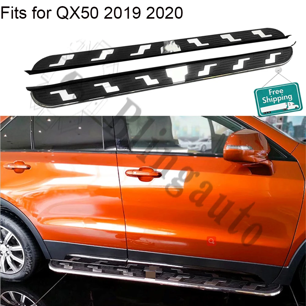 Running board fits for I.nfiniti QX50 2019 2020 side steps nerf bar car pedal side stairs side bar 2PCS
Running board fits for I.nfiniti QX50 2019 2020 side steps nerf bar car pedal side stairs side bar 2PCS